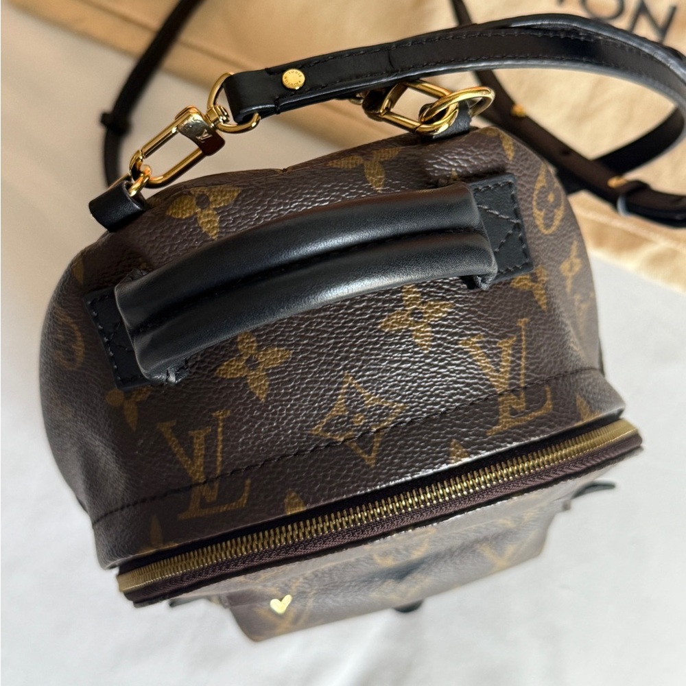 Authentic Louis Vuitton Palm Springs mini backpack purse with box & dust bag - Picture 4 of 16